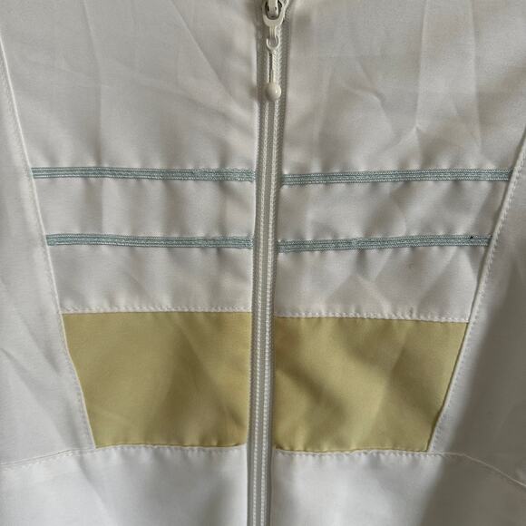 MARCIA | 80s Vintage Pastel Windbreaker \ Full Zip Granny Windbreaker | Large - Picture 3 of 8